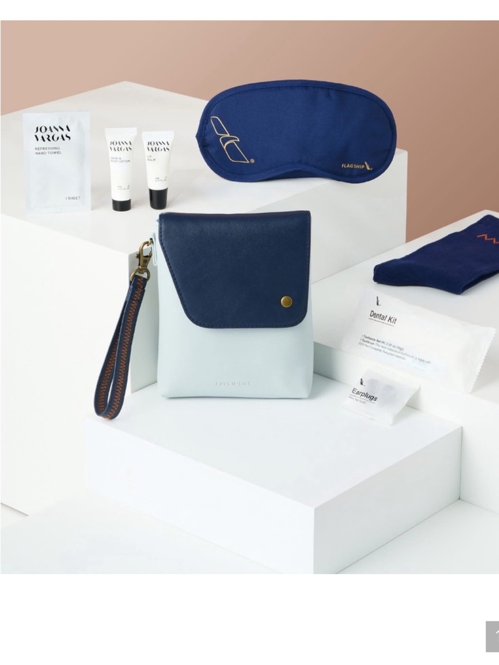 American Airlines X Raven + Lily Flagship First Class Amenity Travel Kit Bag